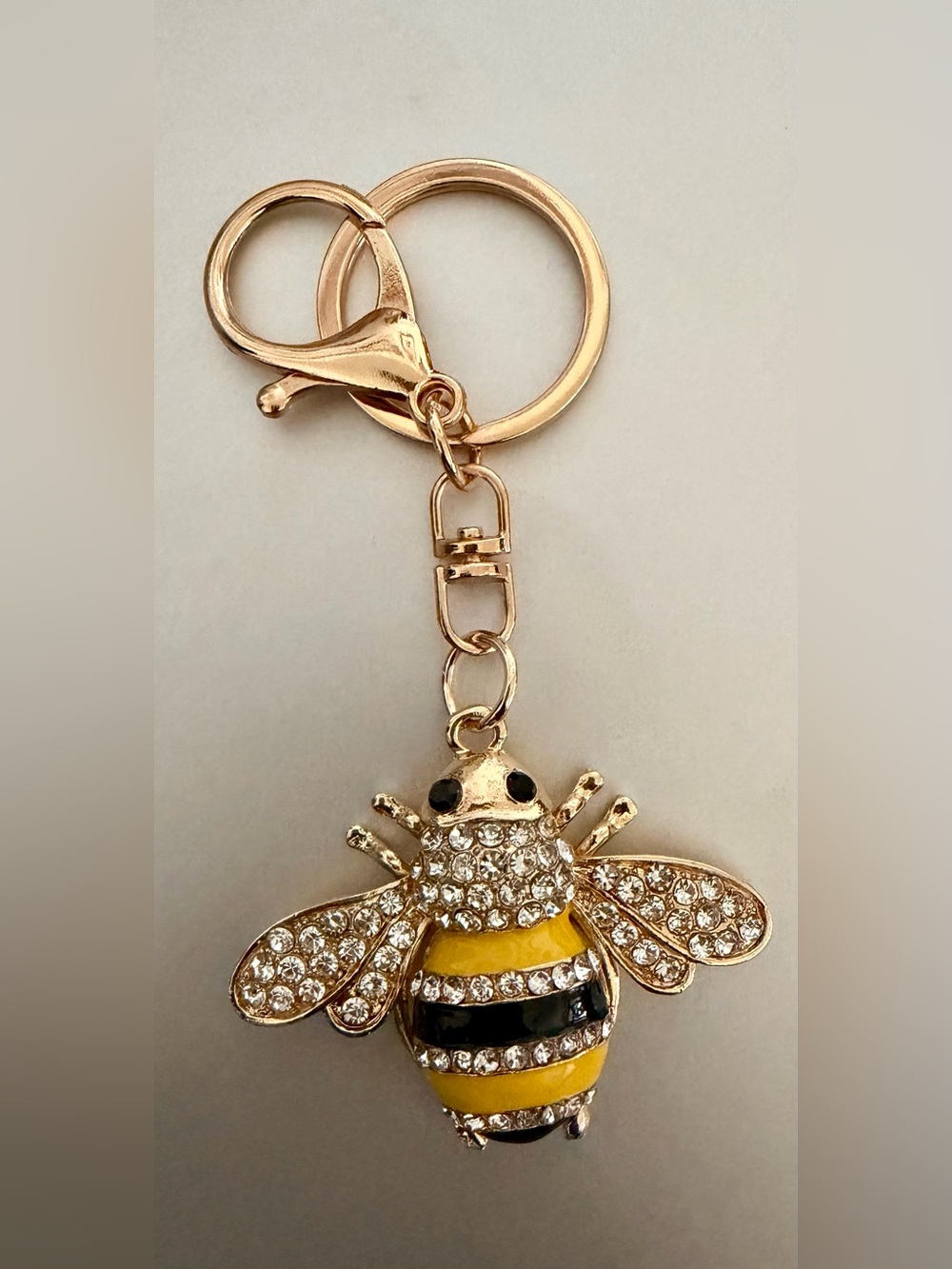 Wrapables Crystal Bling Key Chain Keyring with Tassel Car Purse Handbag